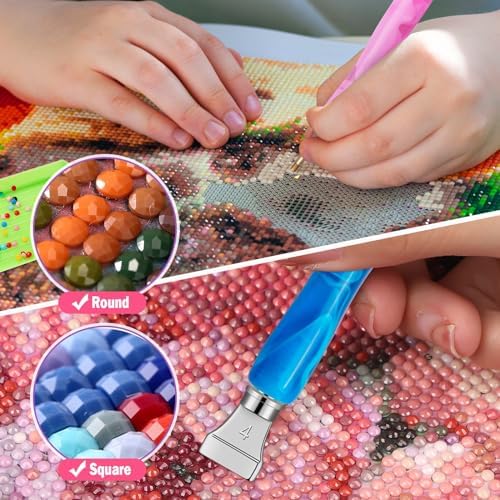 DoreenBow 28Pcs Diamond Art Tools Metal Thread Tip Diamond Art Accessories