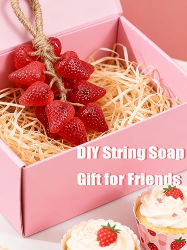 6 Cavity Strawberry Silicone Mold – Silicone Fruit Mold for Chocolate, Fondant, Candle, Resin & Cake Decor, 3D Strawberry DIY Baking Tool for Parties & Gifts