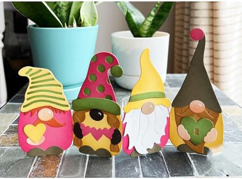 Patchwork Various Elves Metal Cutting Dies for Card Making