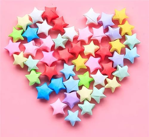 2160 Sheets Origami Star Paper 6 Macaron Color Strips Double Sided Lucky Star Decoration Folding Paper for DIY Hand Art Supplies (macaron-2160 sheets)