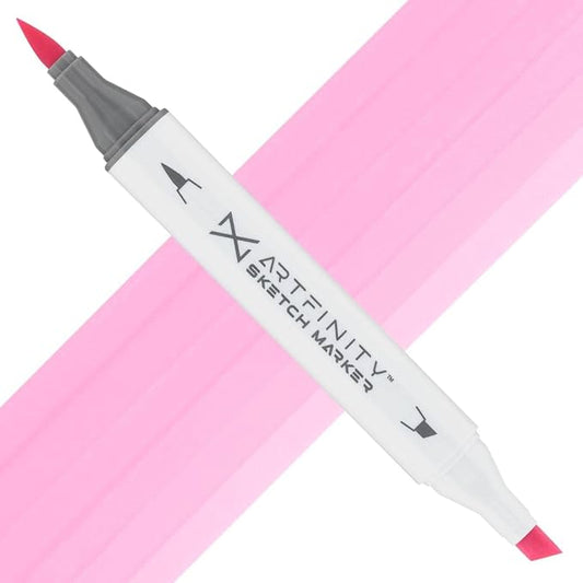 Artfinity Sketch Markers - Pure Pink RV2-15, Vibrant, Professional, Dye-Based Alcohol Markers for Artists, Drawing, Travel, & More