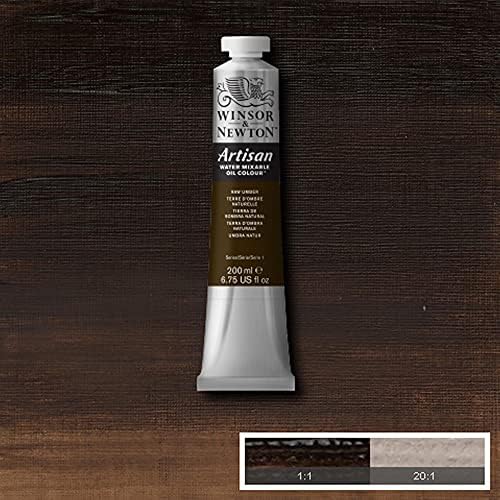 Winsor & Newton Artisan Water Mixable Oil Paint, 200ml, Raw Umber