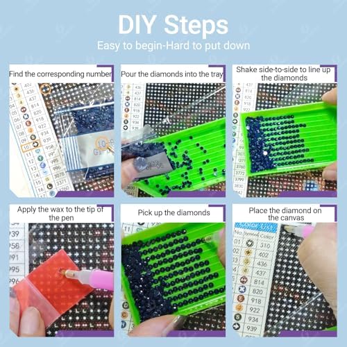 Gamteldot Diamond Art Kits for Adults Beginner,DIY Black Cat Diamond Art 5D Full Drill Diamond Dot,Bathroom Diamond Painting with Complete Tools,Gem Art Crafts for Home Wall Decor Gift-12x16in