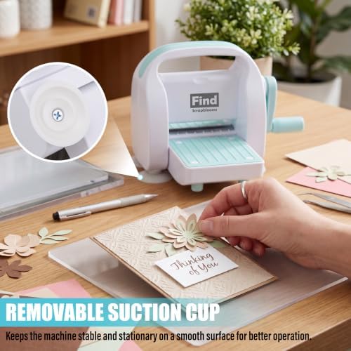 3'' Opening Mini Die Cutting and Embossing Machine for DIY Crafts | Small Die Cut Machine With 3.5" Feed Slot for 3" Paper and Other Materials
