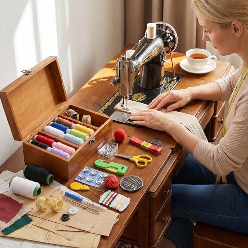MySHUCE 196 Pcs Basic Sewing Kit Sewing Accessories and Supplies