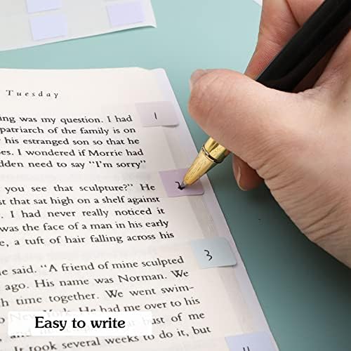 480 Pcs Sticky Index Tabs, 0.5x1'' Colored Book Sticky Tabs for Notebooks