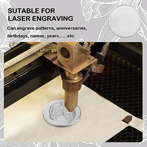 10 Pcs Blank Challenge Coin, Engraving Blanks Coins