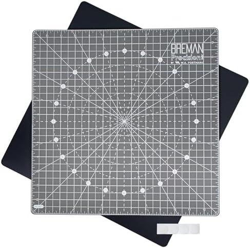 WA Portman 13x13 Rotating Cutting Mat for Quilting, Self Healing Craft Mat