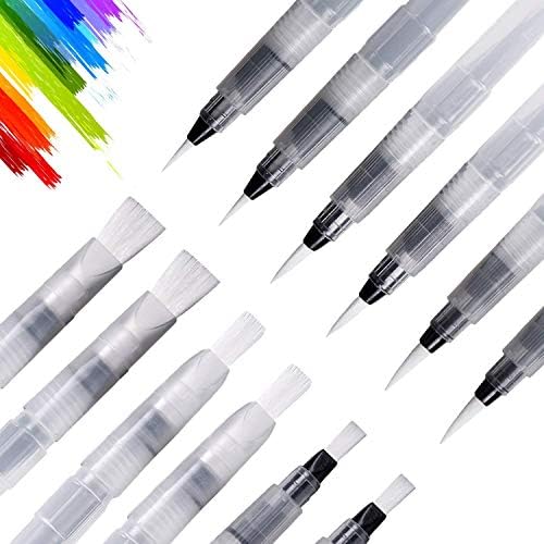 UPINS 18 Piece Water Color Brush Pen Set for Watercolor Paint Markers