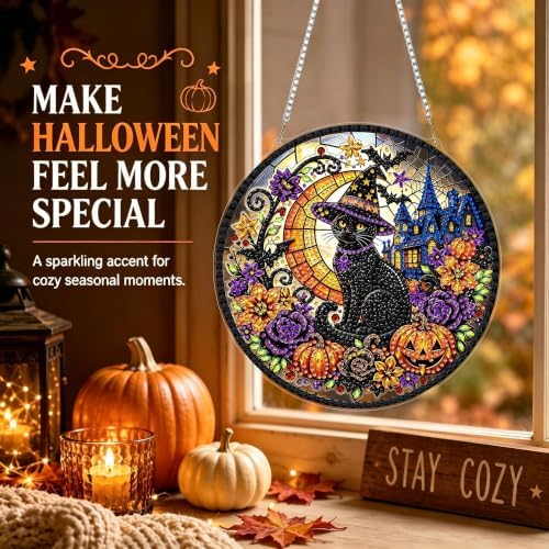 Halloween Hanging Diamond Art Kits for Adult Diamond Painting Kit Pendant