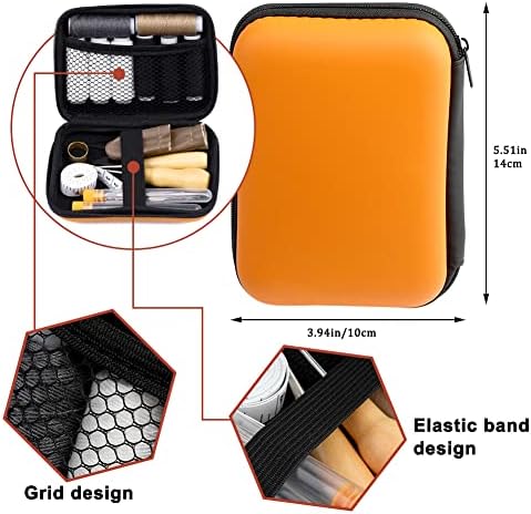 Sewing Kit for Adults, 38 Pcs Heavy Duty Sewing Kit with Upholstery Needles
