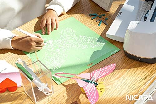 Replacement Cutting Mat for Cricut Maker 3/Maker/Explore 3/Air 2/Air/One (12x12 inch 3pack-Standard、Light、Strong) Adhesive&Sticky Non-Slip Flexible Square Gridded Cut Mats Set