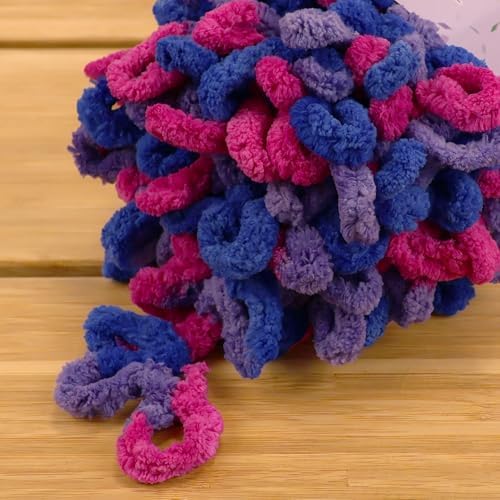JubileeYarn Fun Finger Loops Yarn - 100g/Skein Jumbo Polyester - Millay - 1 Skein