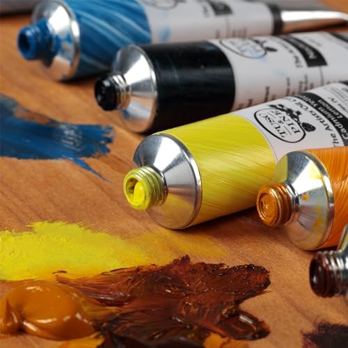 Tusc & Pine Artist Oil Paint - 40 ml Set of 3 - Assorted Jewel Tone Colors - Non-Yellowing, Creamy Consistency, Max Pigment Load, Small Batch Milled Oil Paints Developed for Professional Artists