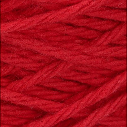 Lily Sugar'n Cream Cotton Yarn | 14 oz | Red | Cone | Pack of 5