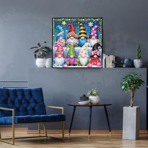 Gnomes Diamond Art Kits for Adults,Diamond Painting Kits for Beginners