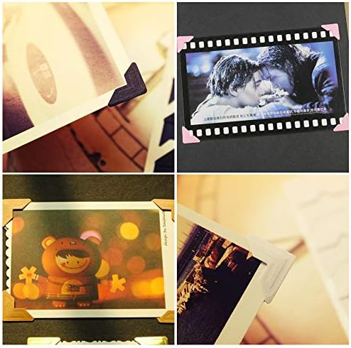 15 Sheets Photo Mounting Corners, FineGood Self Adhesive Paper Picture Sticker for DIY Scrapbook Album Diary Personal Organizer Notebook - 14 Colors