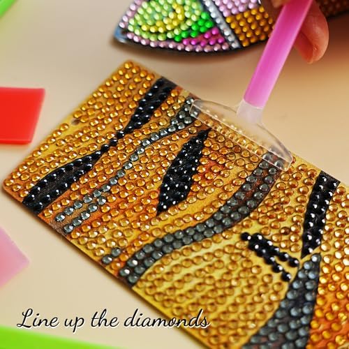 SWATOM 16 PCS Diamond Art Painting Tools 6 Diamonds Pen Head Replacement Accessories DIY Correction Tools Art Supplies Kit for Kids Adults