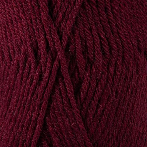 S Sensy Roving - Premium Acrylic&Wool Blend Yarn, 3 Skein Plum, 131 Yards