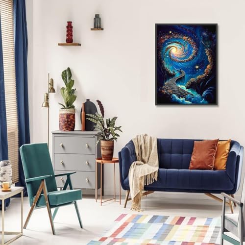 Diamond Art Kits for Adults Starry Night Diamond Painting Kit 12x16in