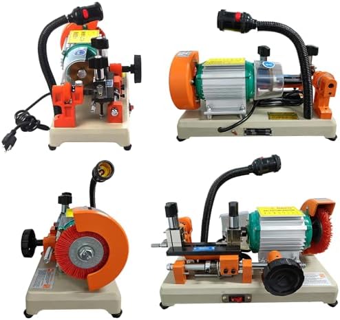 Cutting Machine, 110V Upgraded Horizontal Cutter with Brush | Professional Metal Cutting Machine, Ideal for Hardware Store Use