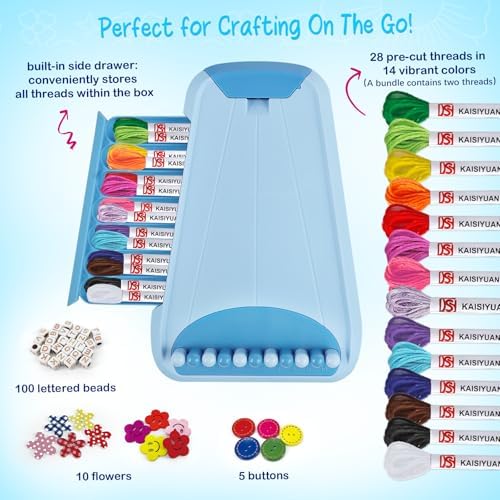 CEUCAL Bracelet Making Kit for Girls 8-12 - Friendship Bracelet Kit