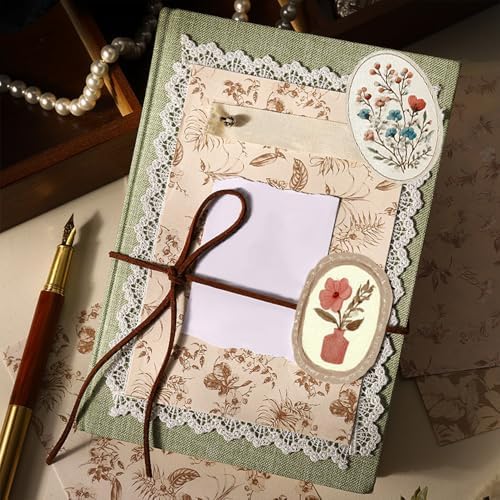 45Pcs Vintage Flower Stickers for Scrapbooking Stationary Decorative Sticker Plant Floral Sticker Scrapbook Stickers for Journaling Journal Supplies Wildflower Decal Gift Box Seal Decals for Crafts