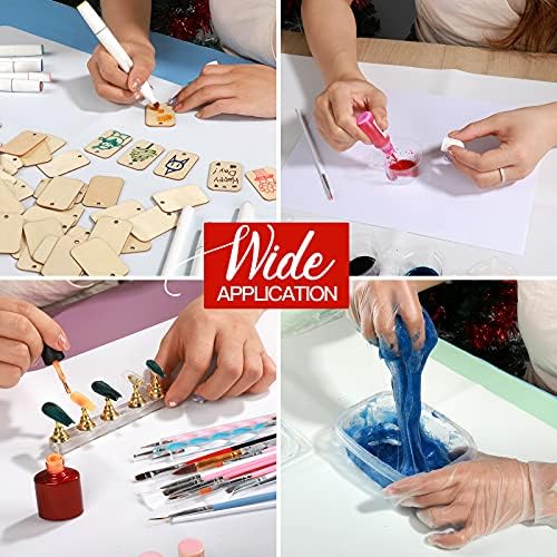LEOBRO Silicone Mat, 23.4” x 15.6” White Silicone Mats for Crafts, Resin Molds, Play Dough Mat, for Resin, Clay, Paint, Arts and Crafts, 1 MM Thick