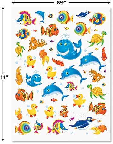 Current Cute Animal Stickers- 5 Sheets, 500-Count Farm Woodland Wildlife Zoo Creatures, Kids, Teachers, School, Scrapbooking, Journals, Planners, Calendars, Crafts & Cards