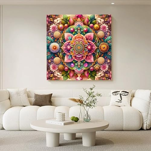EIBEILI Diamond Art Kits for Adults Mandala Flower Diamond Painting Kits