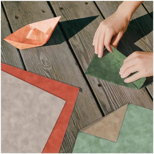 Double-Sided Scrapbook Paper Pad, 12X12 Textured Decorative Craft Paper for Scrapbooking Planner Bullet Junk Journal Supplies Mixed Media Collage Card Making,24 Designs 24 Sheets
