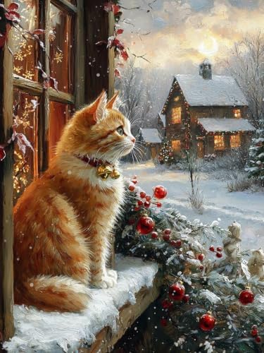 Christmas Diamond Art Kits for Adults, Diamond Art Painting Kits for Adults