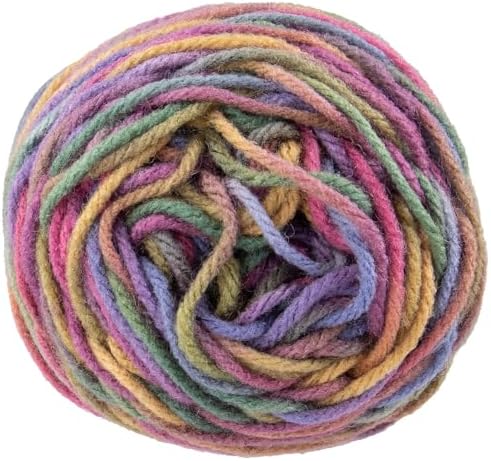 Craft County Size 4 (Medium) 100% Acrylic Fiber Yarn – Variety of Color and Pattern Options – Great for Crochet, Knitting, and Weaving (Artist Print)