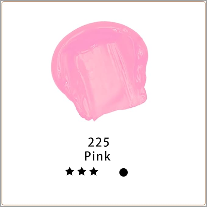 Artecho Pink Acrylic Paint 500ml / 17oz Large Bottle