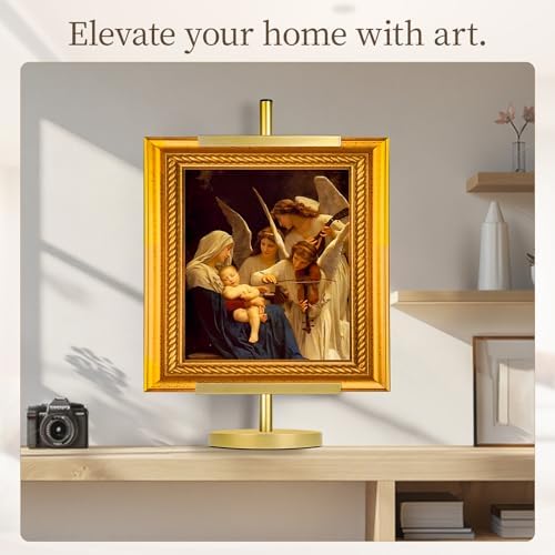 28''Adjustable Tabletop Easel Stand, Picture Easels for Display-Gold