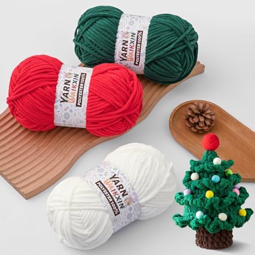 12 Pack Fluffy Chunky Chenille Yarn for Crocheting, Baby Yarn for Crocheting Soft Blanket, 1200g (1574yds) Bulky Yarn Set for Crochet Amigurumi & DIY Crafts D