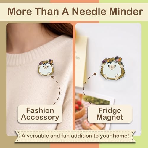 Kraftex Magnetic Needle Minder. Needleminder for Embroidery & Sewing. Cute Needlepoint Accessories. Magnetic Needle Holder for Cross Stitch. Cute Magnet Pin Gift