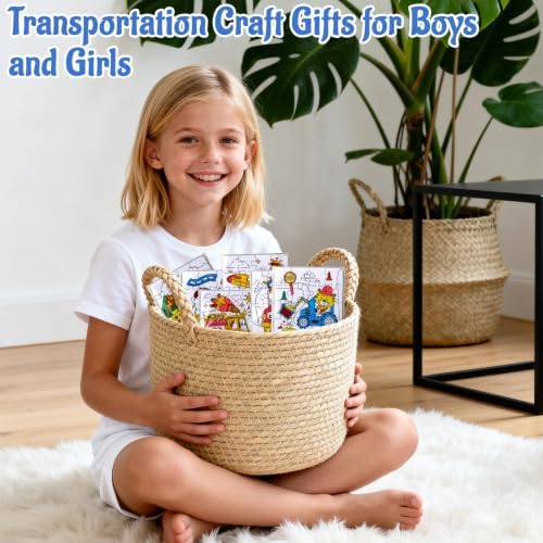 Transportation Puzzle Craft for Kids-Train Party Favors DIY Activities Toys