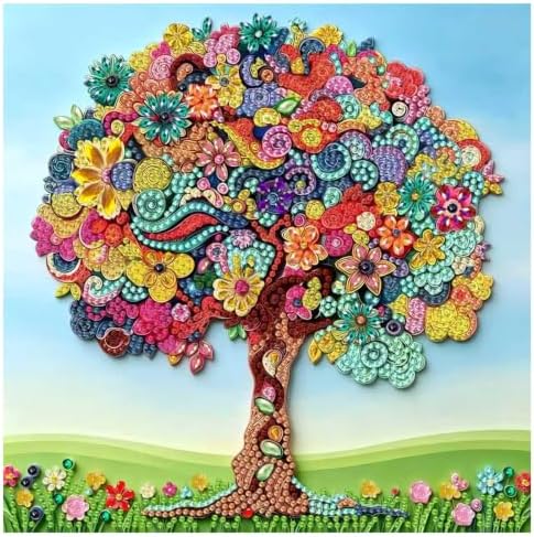 Aestalrcus Tree Diamond Art Kits for Adults Special Shape Diamond Painting