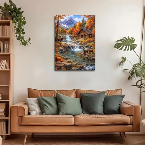Autumn Scenery Diamond Art Kits for Adult Diamond Painting Kit for Beginner