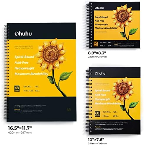 Ohuhu 16.5"x11" Marker Paper Pad Art Sketchbook for Drawing and Sketching