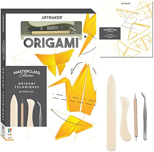 Hinkler Art Maker Masterclass Collection: Origami Techniques Kit - Beginner to Advanced Origami - Japanese Art - Origami Guide - Craft Kits - Arts and Craft for Adults