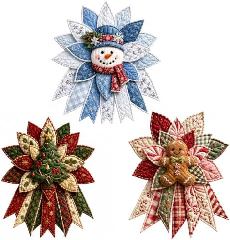 Daily Partner Quilted Christmas Door Hanging DIY Sewing Kit (3PCSA)