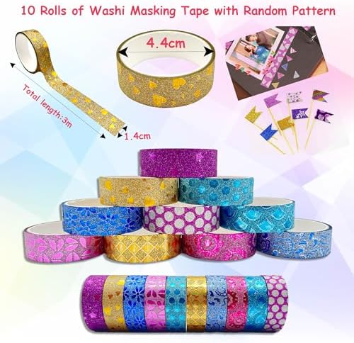 Card Making Supplies, Card Making Kit For Adults And Kids, 32 Blank Greeting Cards & Envelopes With Reusable Stamps DIY Greeting Card Set - Thank You Birthday Mother's Day Christmas Congradulation
