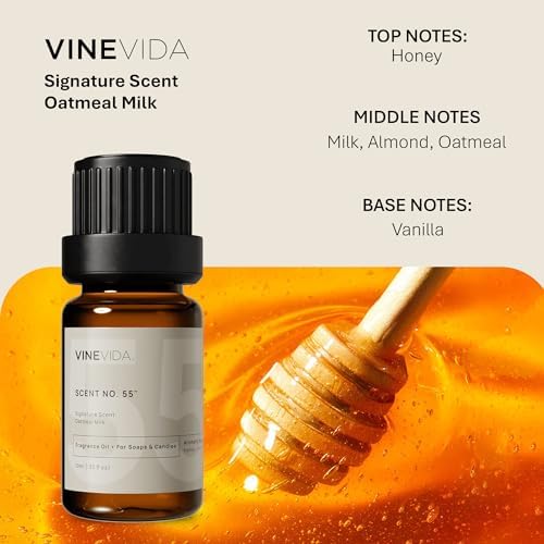 VINEVIDA Natural Fragrance Oil - 0.33oz Scent No.55 for Candle & Soap Making