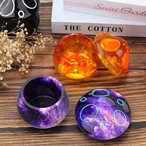 Juome Jar Resin Molds Silicone, Mushroom Jar Silicone Molds for Epoxy Resin | Mushroom Jars Silicone Molds with Lid for Epoxy Resin Casting for DIY Jewelry Storage Box, Candy Container, Home Decoration