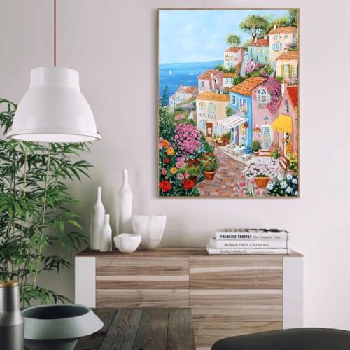AIBOERL Paint by Numbers Kit for Adults Beginner,Landscape,12X16In