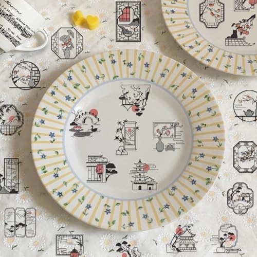 50pcs Black and White Stickers for Laptop Water Bottles, Transparent PET Waterproof Adhesive Ancient Style Sketches Decals for Kids Birthday Party Scrapbook Phone (Black and White)