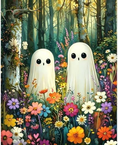 bleihum Halloween Paint by Numbers Kit for Adults 16x20inch