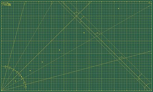 Elan Cutting Mat 36x60 Green, Extra Large Self Healing Cutting Mat 36 x 60 Inch, 5-Ply Craft Board Green, Hobby Board for Sewing and Quilting